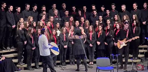 28. FEBRUAR KONCERT HORA CACANSKE GIMNAZIJE NAS ZLATNI DAN