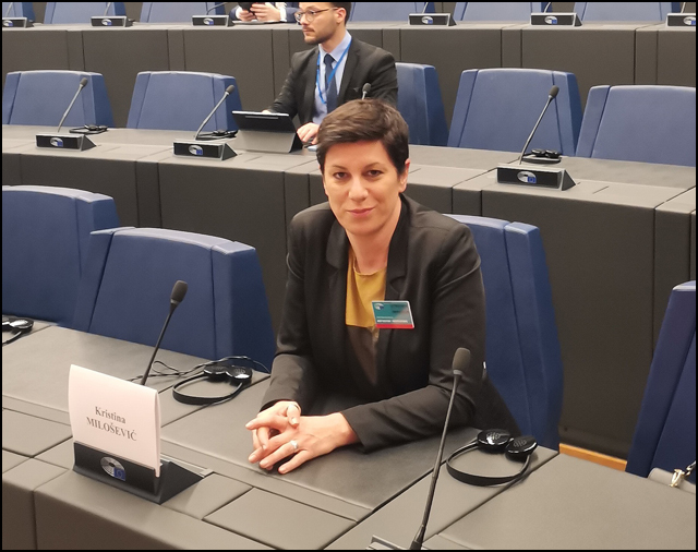 Glas srpske opozicije u Strazburu 1 Kristina Milosevic