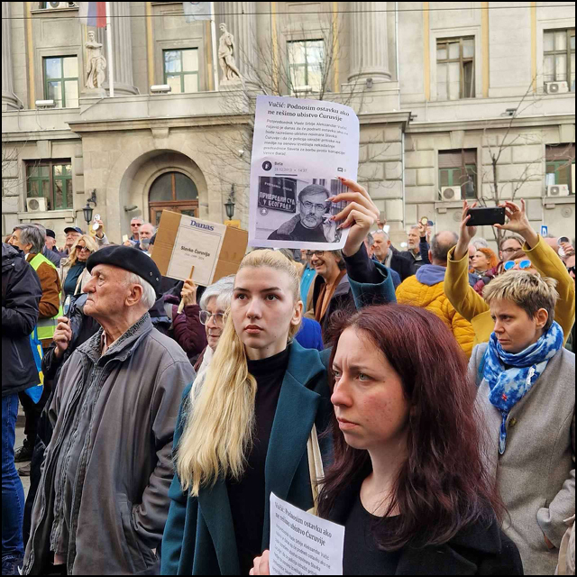 Protest zbog oslobađajuće presude za ubistvo Ćuruvije (FOTO) 7 curuvija 4