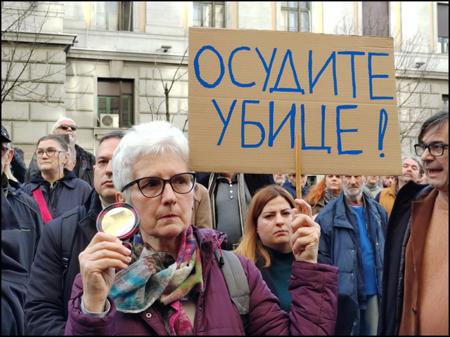 Protest zbog oslobađajuće presude za ubistvo Ćuruvije (FOTO) 9 protest 3