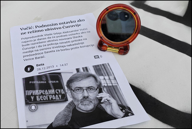 Protest zbog oslobađajuće presude za ubistvo Ćuruvije (FOTO) 6 protest 5
