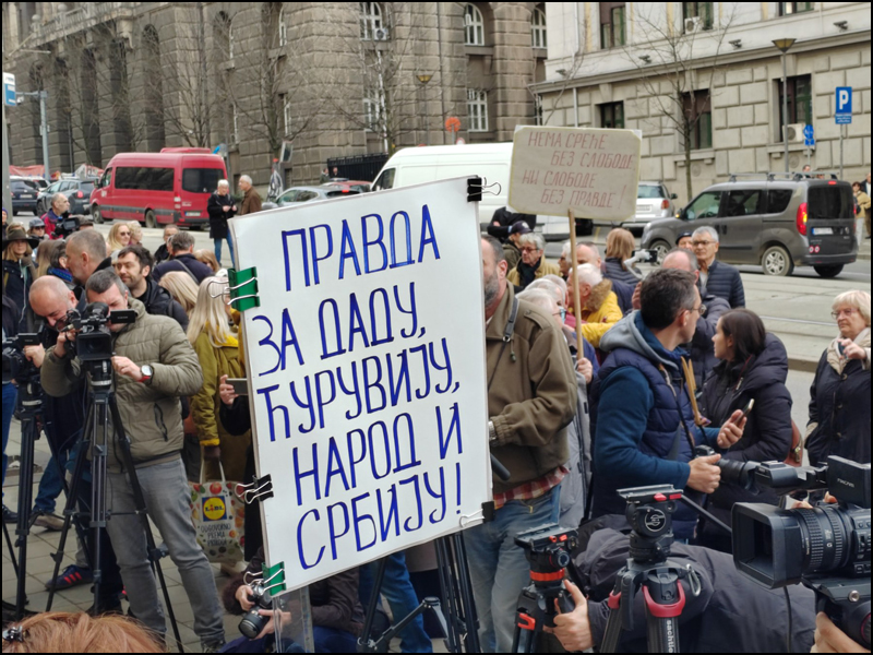 Protest zbog oslobađajuće presude za ubistvo Ćuruvije (FOTO) 12 protest 7