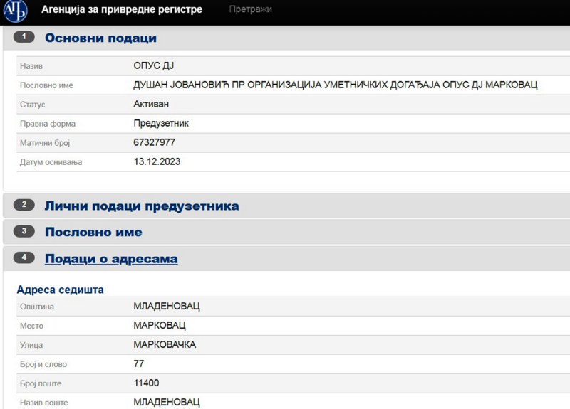 Opus DJ osnovan 13 decembra 2023