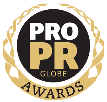 PRO PR globe awards LOGO 350