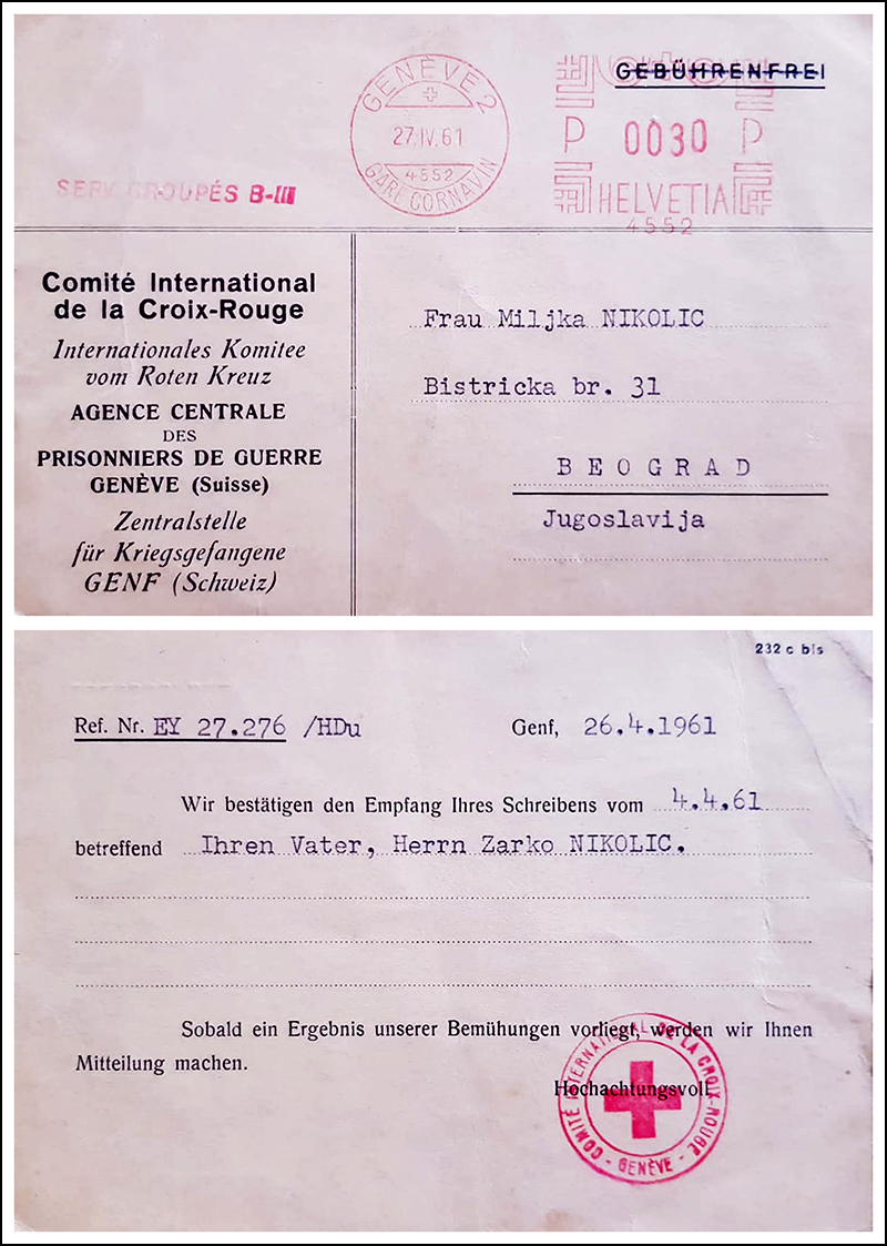 Moja velika pravoslavna srpska „genocidna“ familija 3 Potraga za dedom Zarkom Medjunarodni crveni krst iz Zeneve 1961