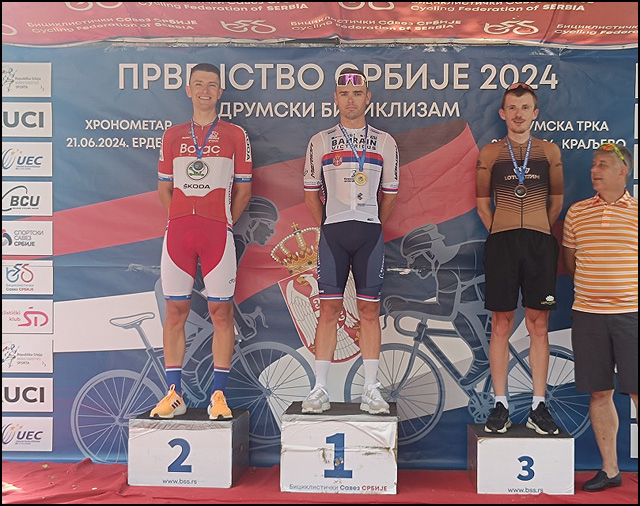 Pobednici Prvenstva Srbije u voznji na hronometar 2024 seniori