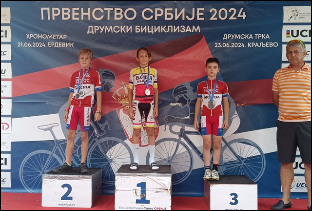 Vuk Jevtovic i David Dragovic decaci do 11 godina Prvenstvo Srbije na hronometar