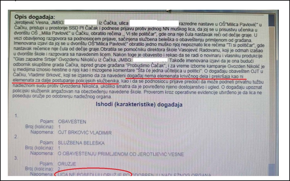 Što se više pere, sve prljaviji 2 sluzbena beleska na gzs