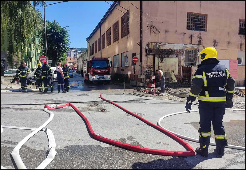 Zbog curenja gasa buknula vatra u centru Užica /FOTO i VIDEO/ 2 Foto Privatna arhiva 1