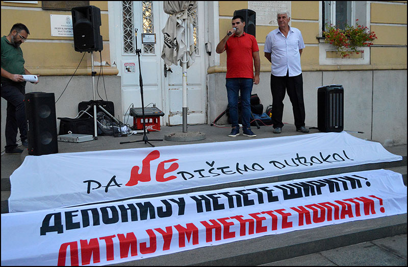 Direktor JKP Duboko poručio da su na protestu u Užicu izrečene laži 2 Protest Foto Nenad Kovacevic 3