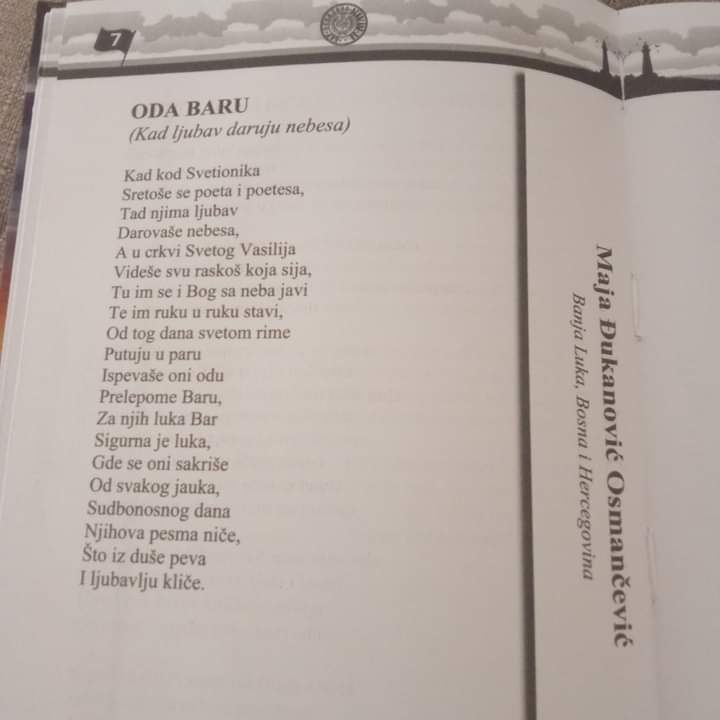 Čačanke na Medjunarodnom festivalu Pesnik svetionik u Baru 6 maja pesma