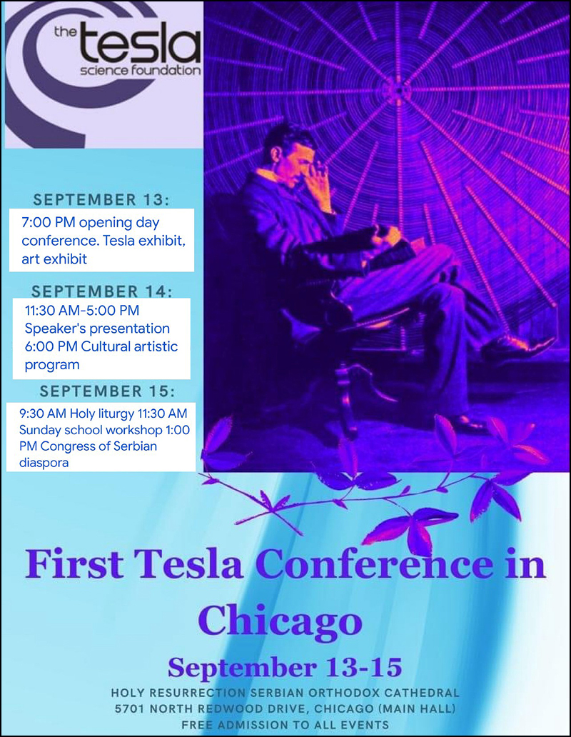 First Tesla Conference in Chicago