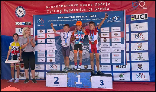 Ognjen Djokanovic U9 drugi na Prvenstvu Srbije u brdskoj voznji 2024