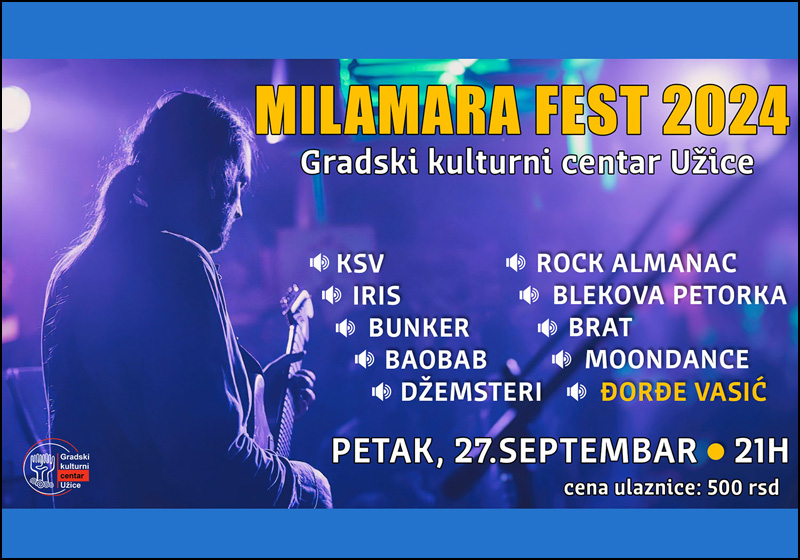 Plakat Milamara fest 800
