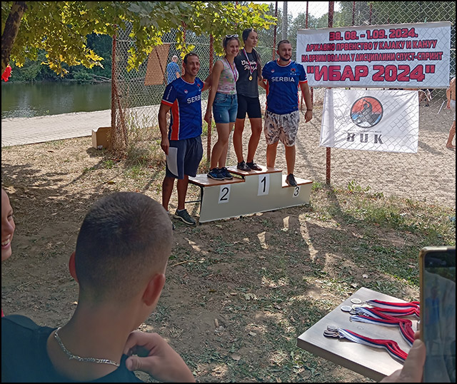 Vicešampioni Srbije 1 kajak 1