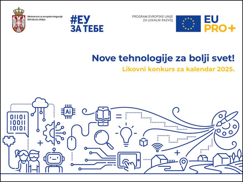 Likovni konkurs za kalendar EU PRO Plus programa za 2025