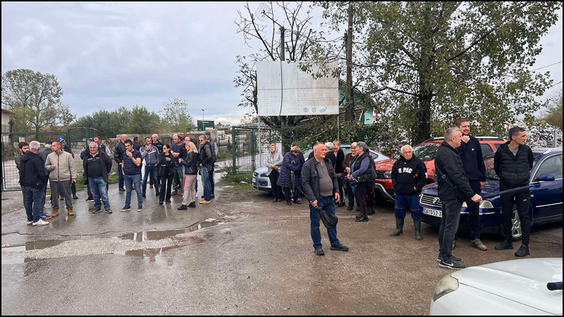 Počela blokada Transfer stanice 7 Prelici blokada 1a
