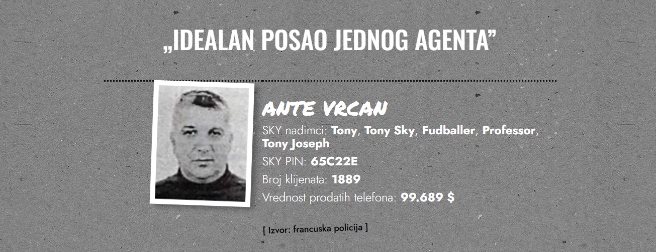 Čačanin prodavao "skaj" telefone kriminalnim klanovima 9 ante vrcan