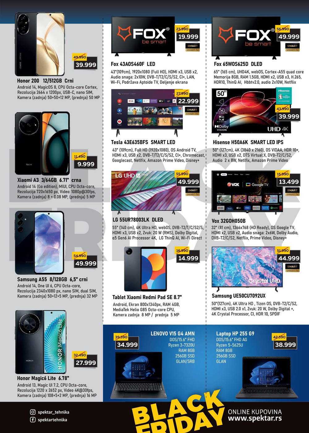 Black Friday u Spektru 4
