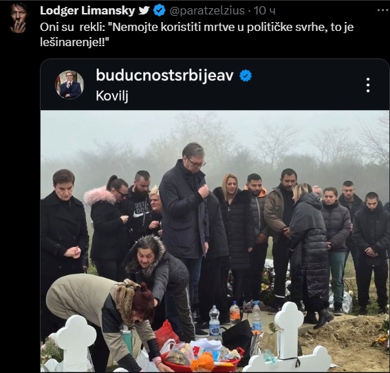 Morbidno: Vučić u kampanji od groba do groba 15 pomen 2