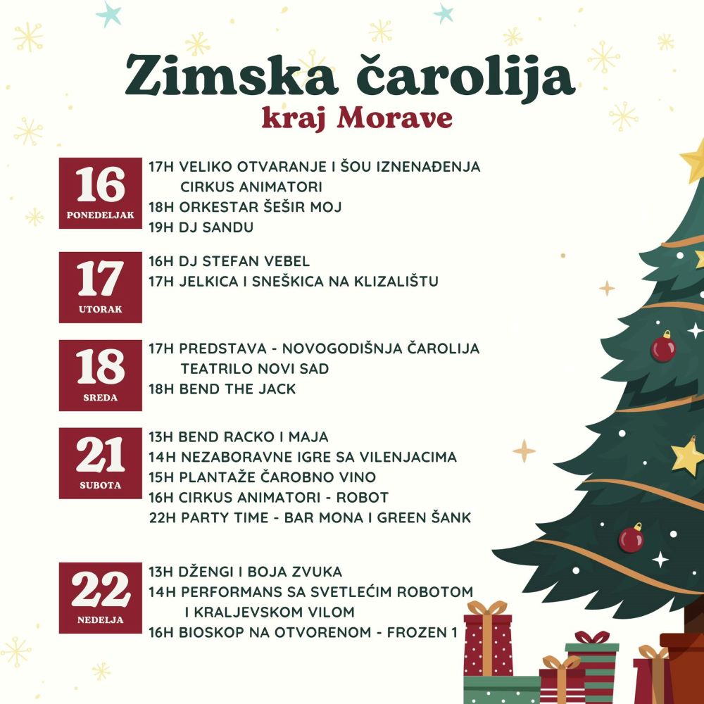 Zimska čarolija ili siva ekonomija 1 Zimska carolija 24 Program