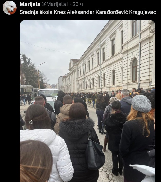 Uz studente i srednjoškolci, protesti i blokade širom Srbije 10 gimnazija3 2