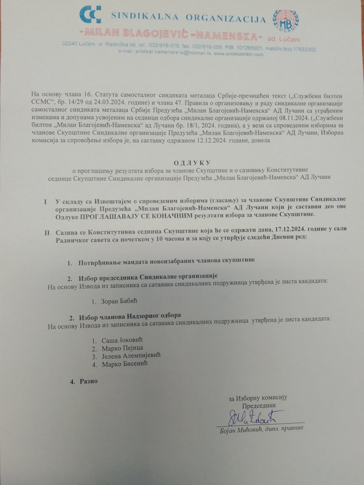 lista
