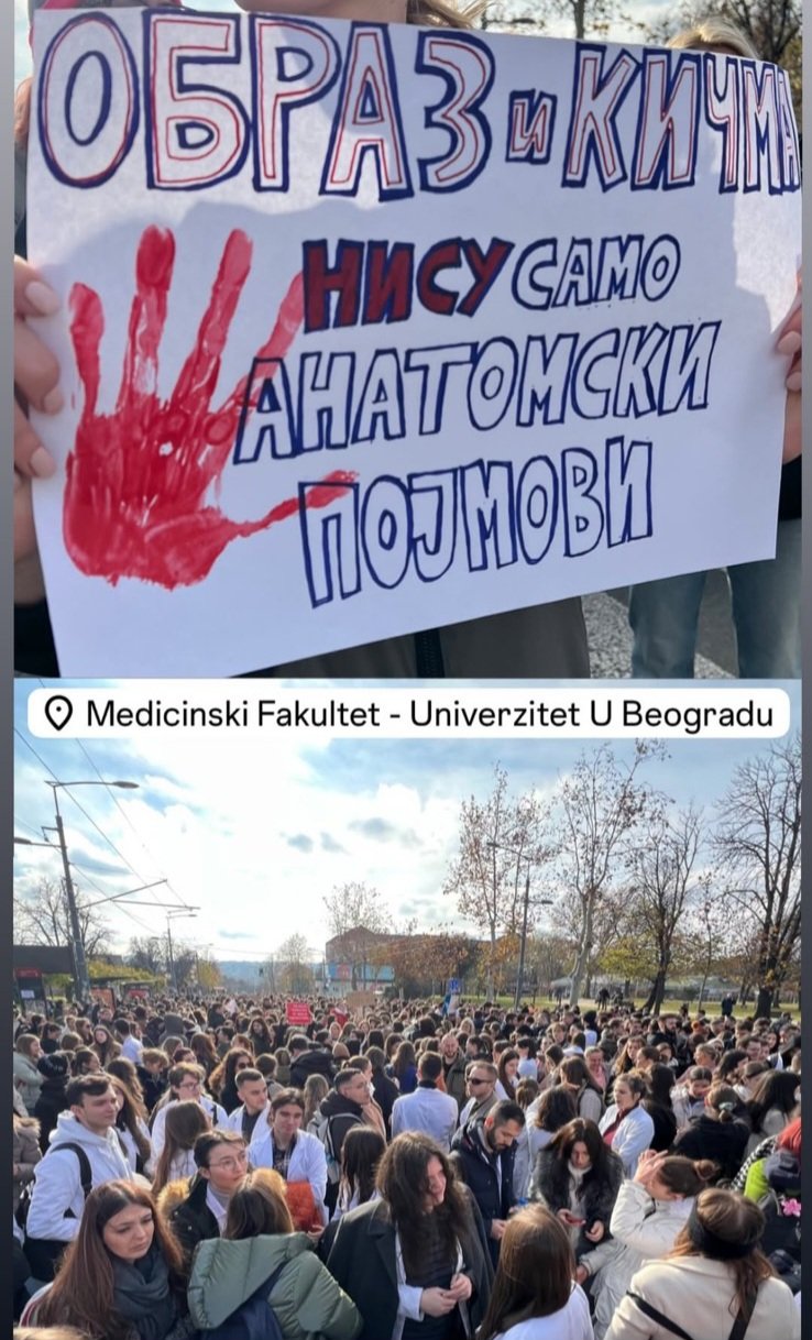 studenti protest