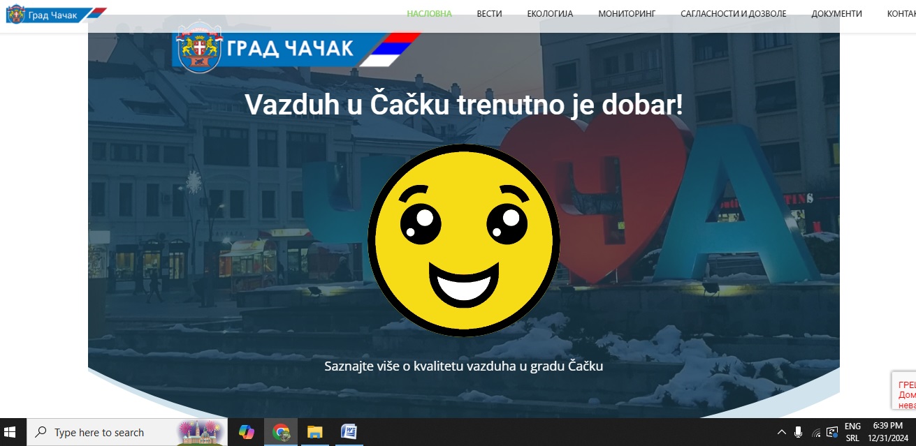 Vazduh u Čačku veoma zagađen, kod Maše svež planinski 3 vazduh1 1