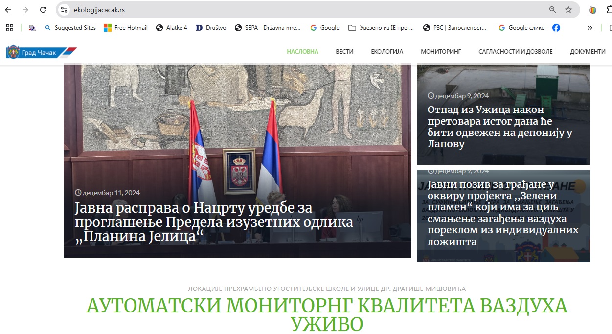 Vazduh u Čačku veoma zagađen, kod Maše svež planinski 4 vazduh1 2