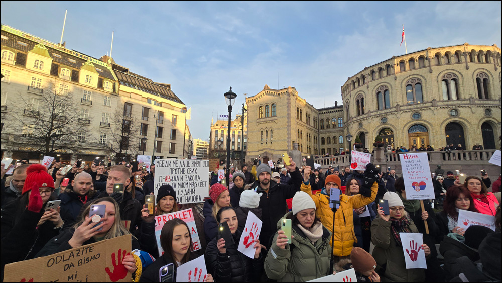 U Oslu održan skup podrške studentima u Srbiji 8 Oslo 5