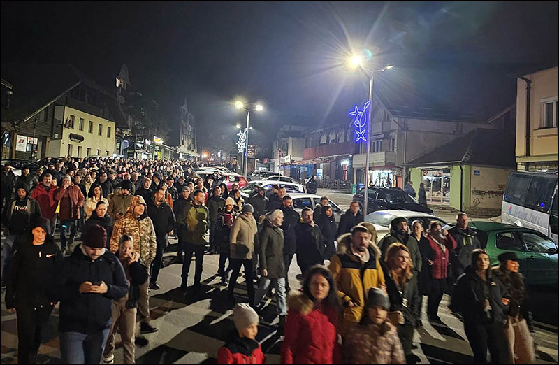 Protest u Cajetini Foto Privatna arhiva 1
