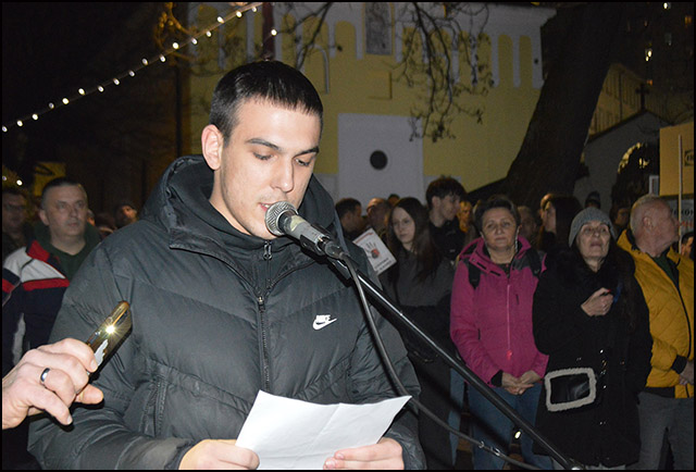 Protest užičkih prosvetnih radnika: Sloboda je na vidiku, nećemo odustati 6 Studnet Akademije strukovnih studija Foto Nenad Kovacevic