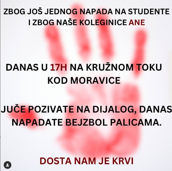 cacak protest