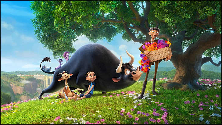 ferdinand bull child wallpaper preview