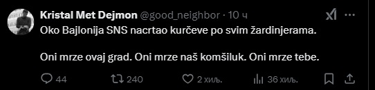 Čačanski naprednjaci noćac crtaju k****** po gradu? 15 sns grafiti 1