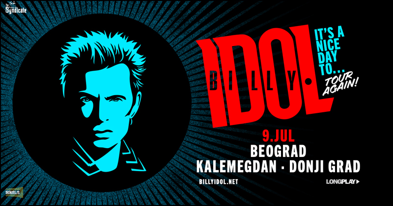 Billy Idol 2025 Regional Venue Date