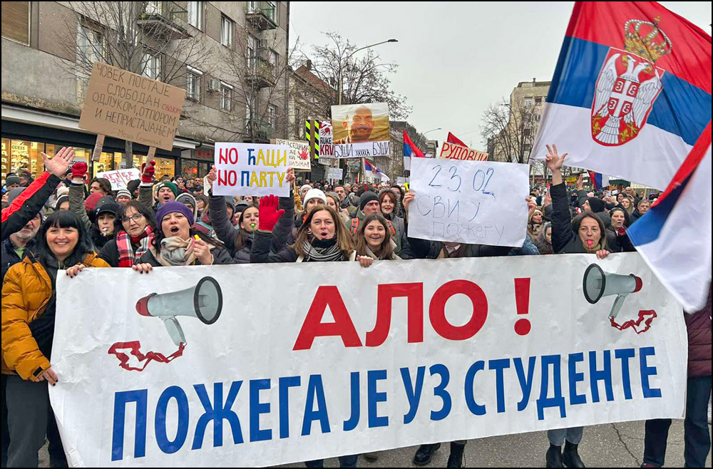 Protest i blokada u nedelju u Požegi: Sa svih strana, svi zajedno 1 Sa ranijeg protesta Foto Inicijativa za Pozegu
