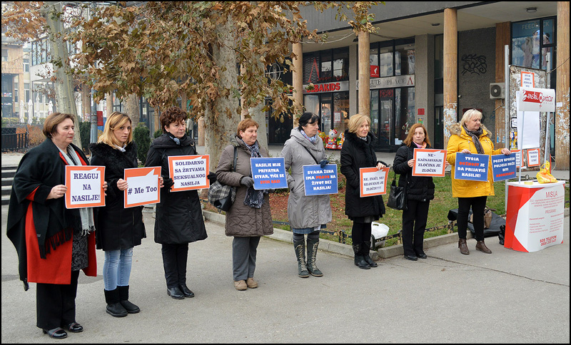 Radmila Gujaničič dobitinica nagrade „Dobrila“ 2 Akcija clanica Zenskog centra Uzice Foto Nenad Kovacevic