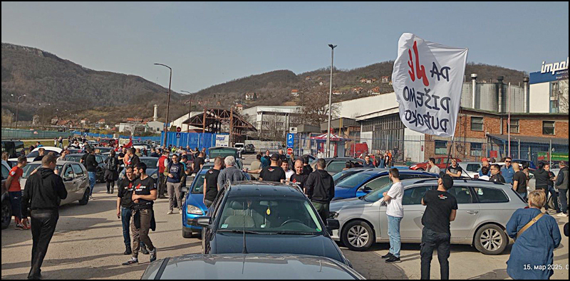 Užičani otputovali u Beograd na veliki protest (FOTO/VIDEO) 1 Polazak iz Sevojna Foto Privatna arhiva 2