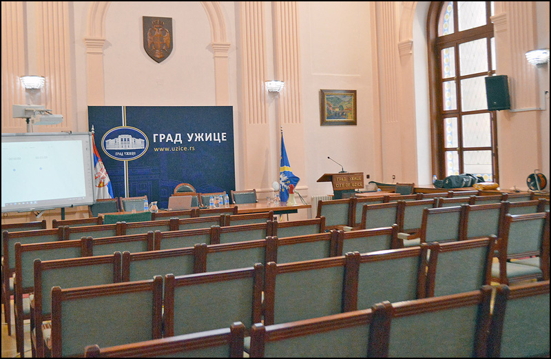 ZLF: Užički naprednjaci nisu dostojni da vode grad 2 Prazna skupstinska sala Foto Nenad Kovacevic