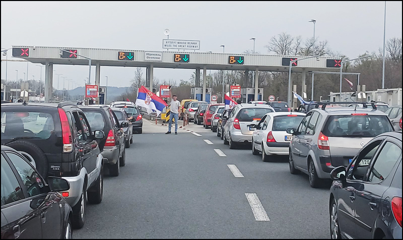 Kolona iz Zapadne Srbije stigla do naplatne rampe Obrenovac 1 autoput 4