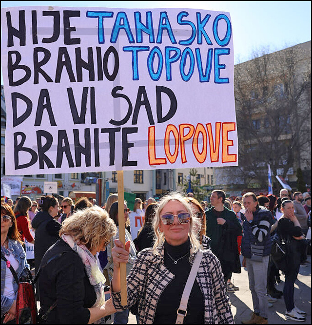 Značaj obrazovanja i pravde 2 cacak protest prosevte