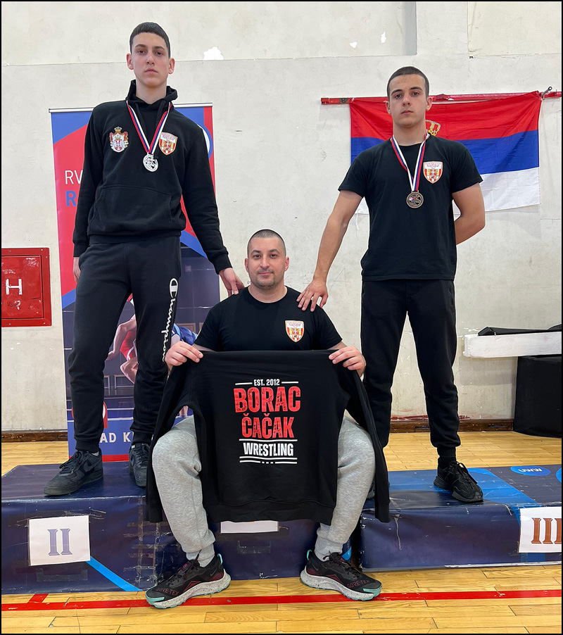 Čačanski rvači osvojili medalje 1 rvanje 1