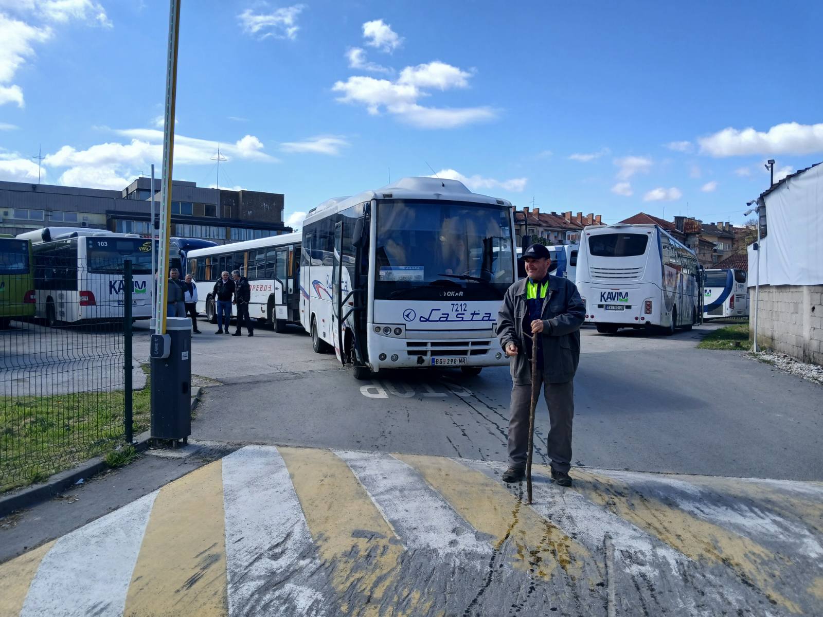 Protka na blokadi stanice