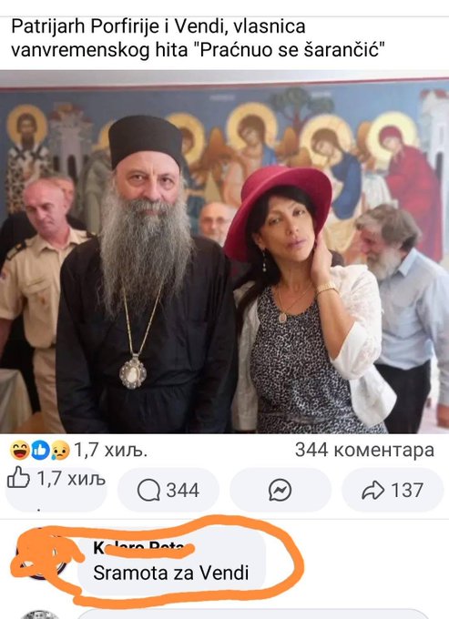 Porfirije potkazuje studente i mladost zemlje 2 vendi