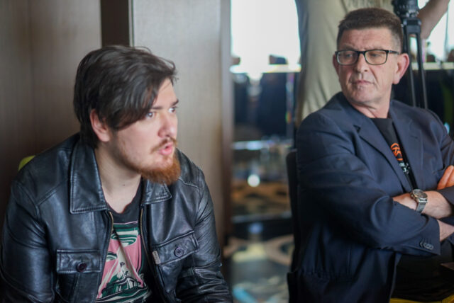 Nikola Doderovic dopisnik SBS radija iz Australije i Jovica Milanovic iz RTV Belle Amie Foto Miroslav Jankovic OSCE