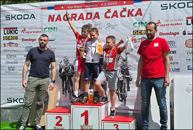 Ognjen Djokanovic drugi i Nemanja Savic treci U11 1