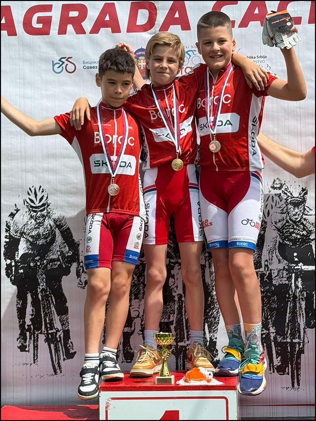 Vuk Jeftovic David Dragovic Djordje Stanisavljevic pobednicu U13