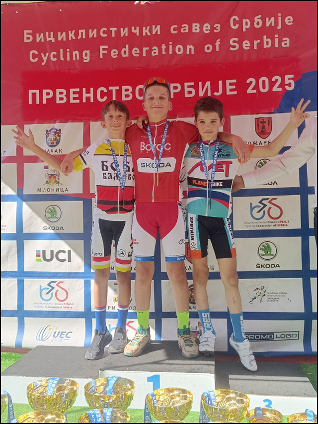 Djordje Stanisavljevic U13drumski Prvak Srbije za 2025